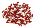 Flat Pin Bushing - 4,8x0,8mm Red Spade Connectors X100pcs 4,8x0,8mm